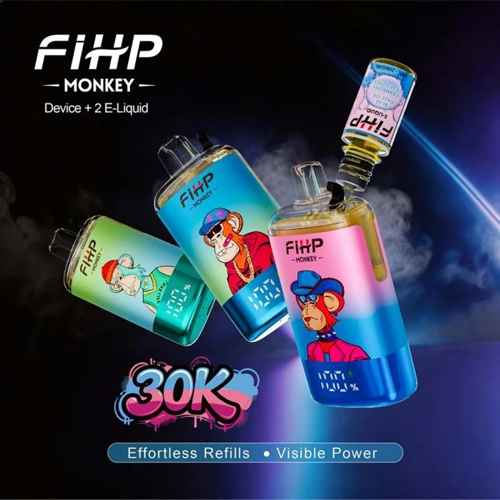 FIHP MONKEY 30000 Puffs uudelleentäytettävä TPD