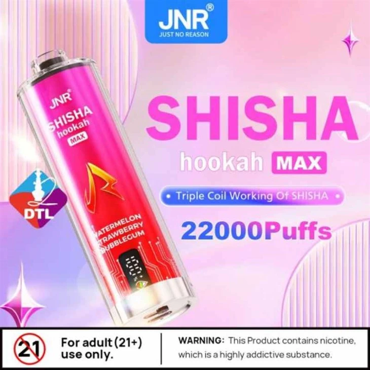 JNR Shisha Vesipiippu Max 22000