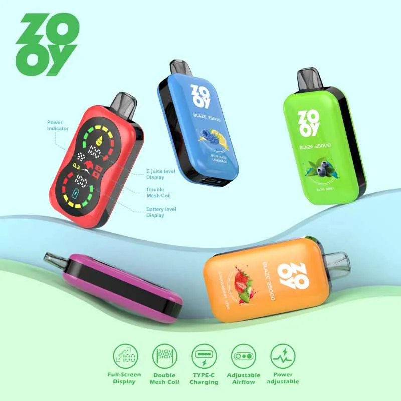 ZOOY VAPE BLAZE 25000 puffs vape ZOOY VAPE BLAZE 25000 puffs vape