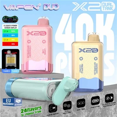Vapen duo 40000 Puffs kaksoismaut
