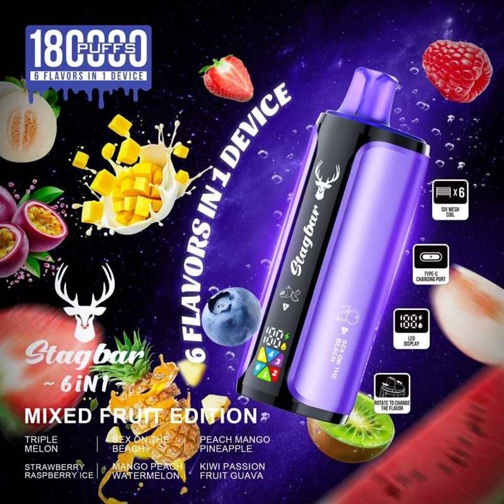 StagBar 180000 6in1 Puffs high quality