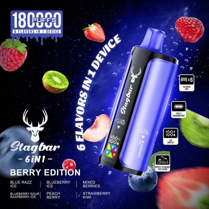 StagBar 180000 6in1 Puffs best