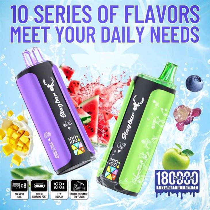StagBar 6in1 180000 puffs