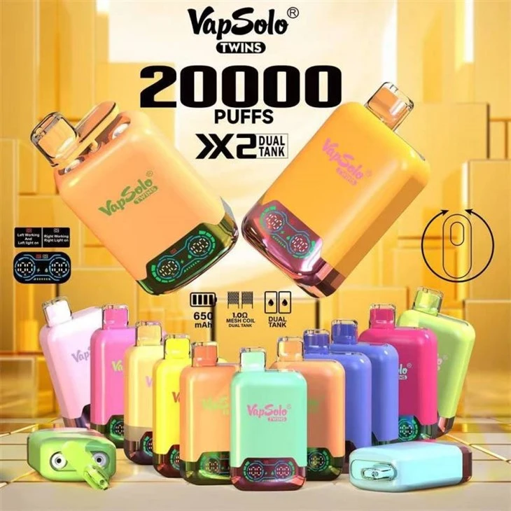 VapSolo Twins 20000 Puffs Kertakäyttöinen Vape